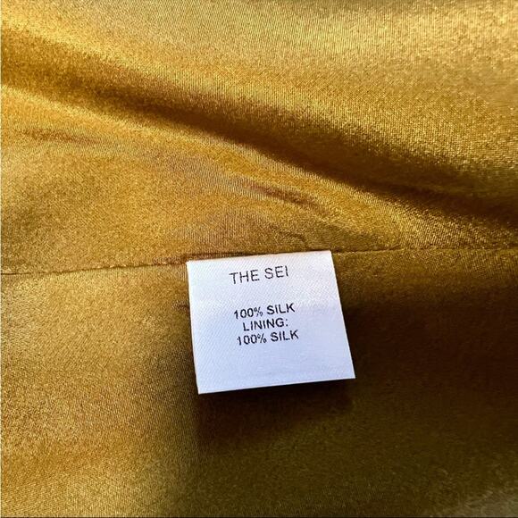 The Sei Sz 4 Off-The-Shoulder Silk Maxi Dress - Picture 8 of 11